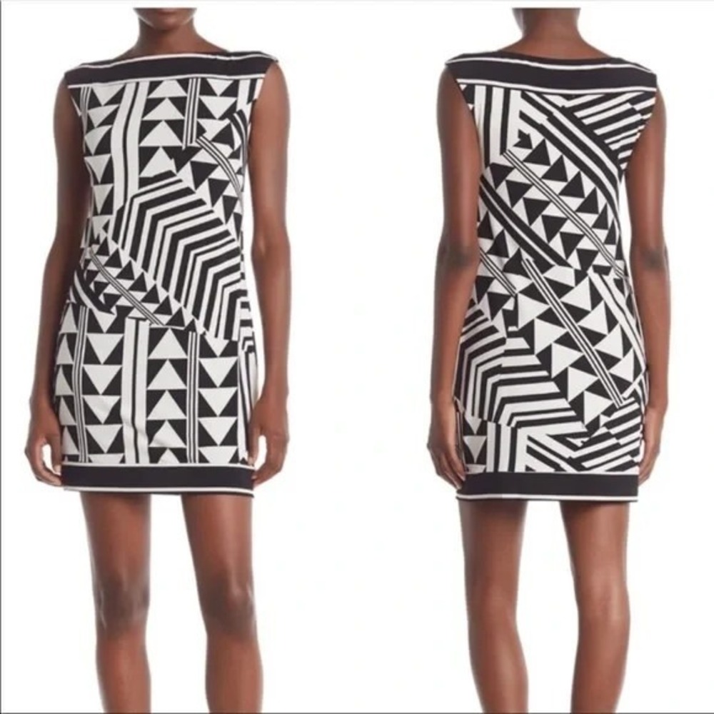 NWT Trina Turk x Disney Incredibles Stretch Jersey Felana Shift Dress‎ S 2 4 Geo